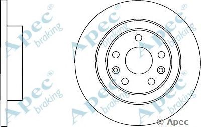 APEC BRAKING dsk2944 -  Тормозной диск